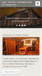 Mobile Screenshot of chaletsuisse-aruba.com